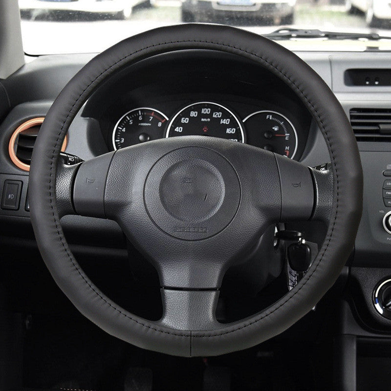 Four Seasons Leather Steering Wheel Cover