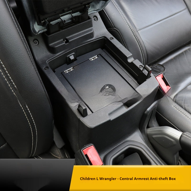 Center Console Anti-theft Box Armrest Storage Box