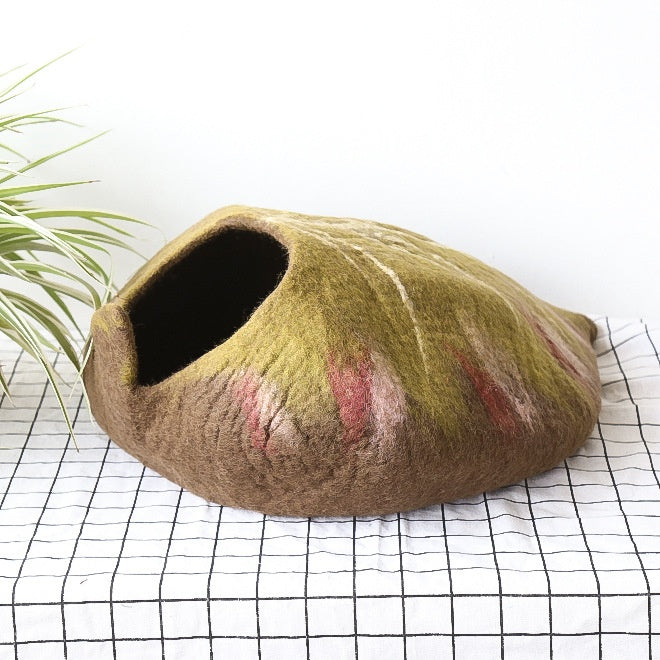 Felt Cat House Cat New Pet Wool Felt Pet Toy