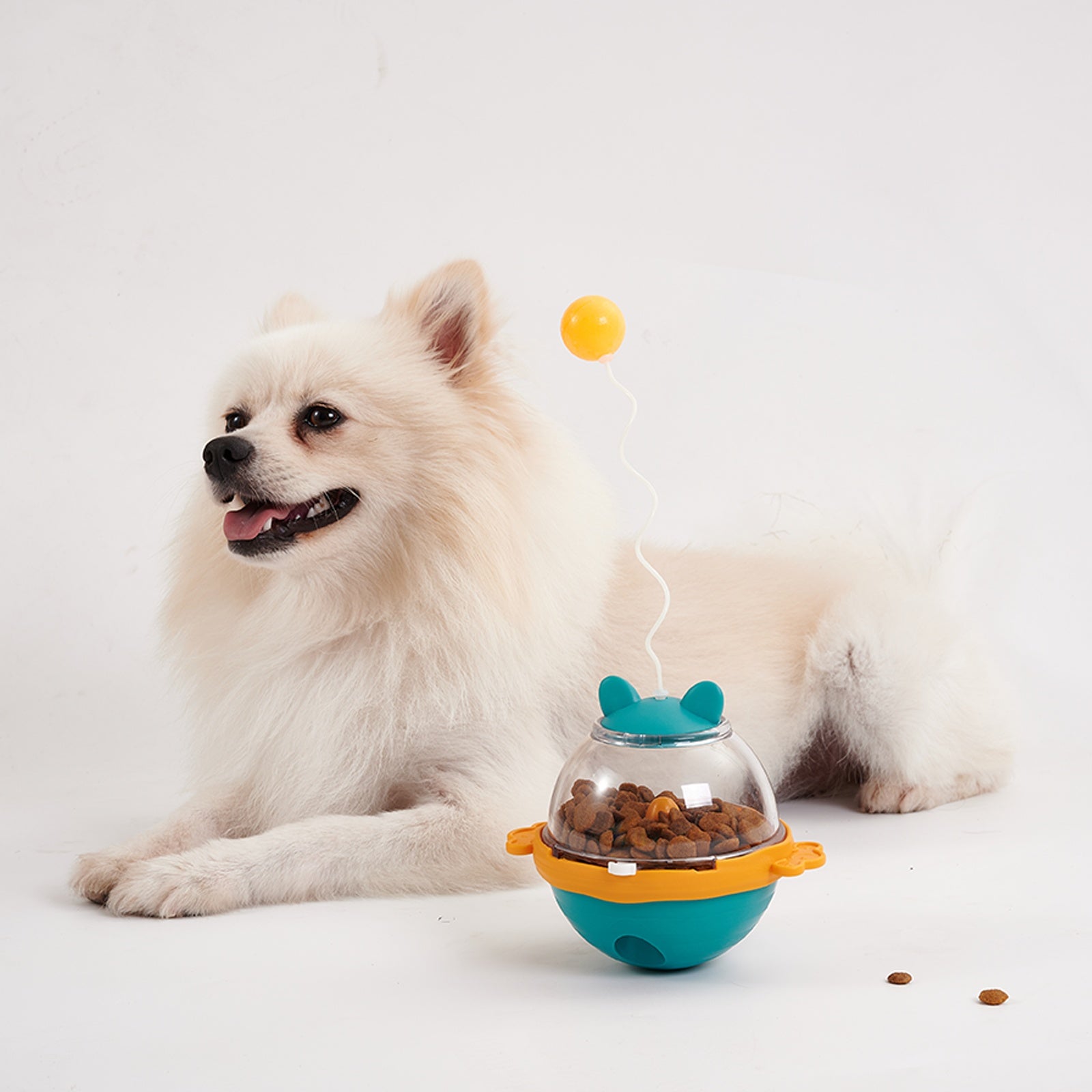 Guardians Tumbler Pet Toy Cat Leaky Food Toy Interactive Dog Cat Toy Food Treat Dispensing Toys, Slow Feeder Treat Ball For Pets Increases IQ Interests In Play