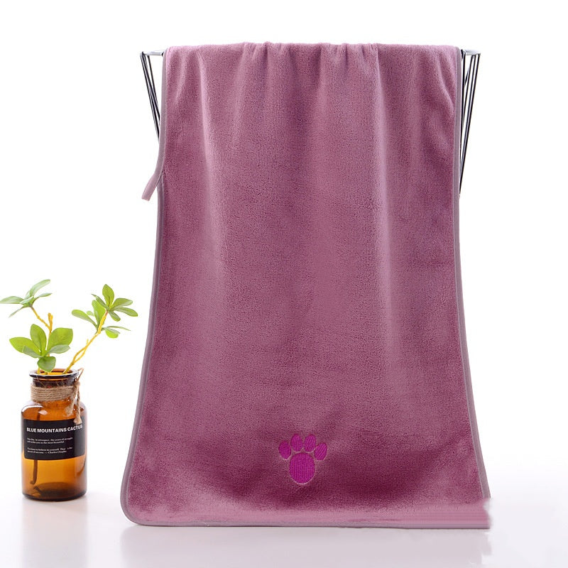 Polyester Pet Cat Dog Bath Quick-drying Towel