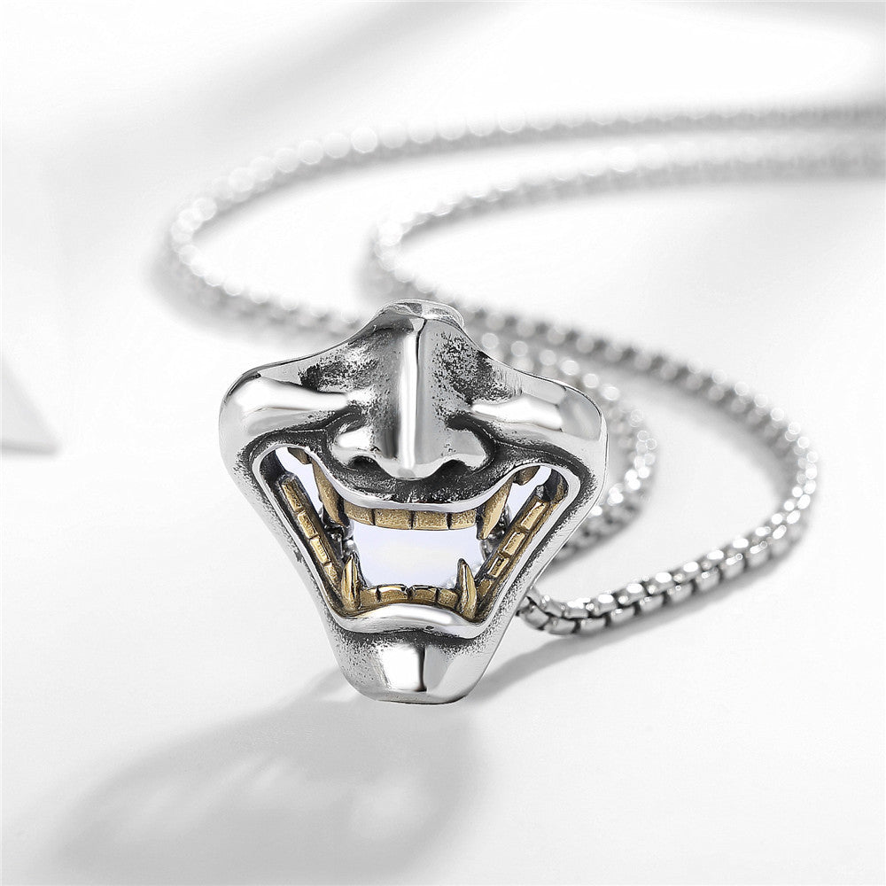 Men's Vintage Hip Hop Titanium Steel Pendant Necklace