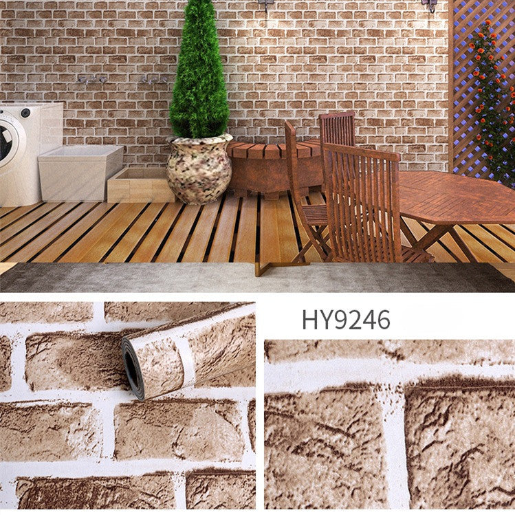 Self-pasted Refurbished Wallpaper Waterproof Three-dimensional Printing