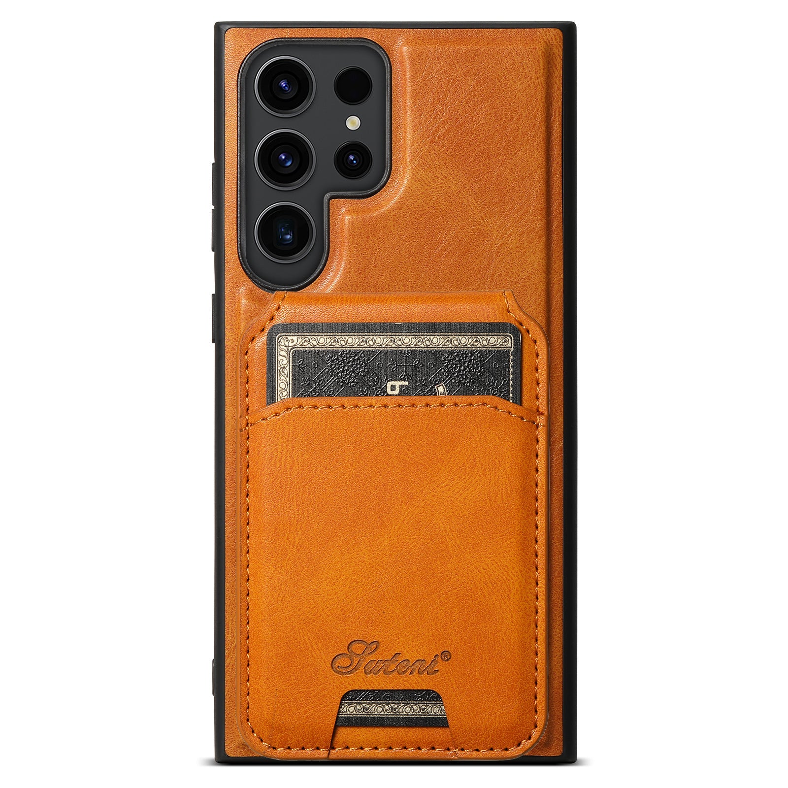 Two-in-one Mobile Phone Leather Phone Case Magnetic Card Holder