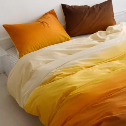 Simple Gradient Color Bed Four Sets Of Cotton Pure Cotton