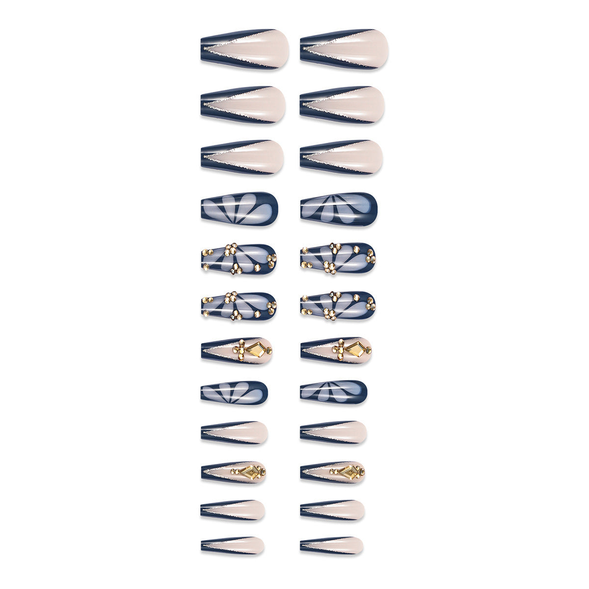 Creative And Versatile Shining Big Bow Wearing Nail Art