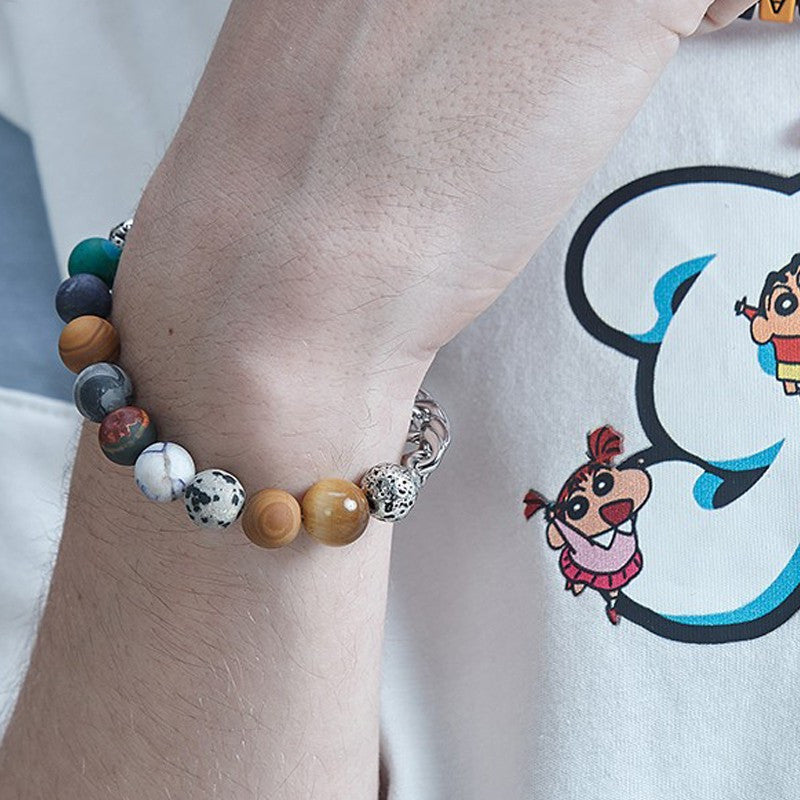 Fashion Street Hip-hop All-match Ins Planet Bracelet