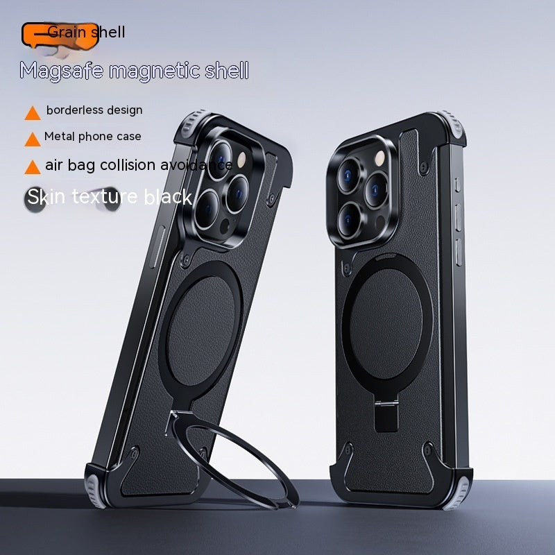 Metal Anti-fall Airbag Magnetic Phone Case