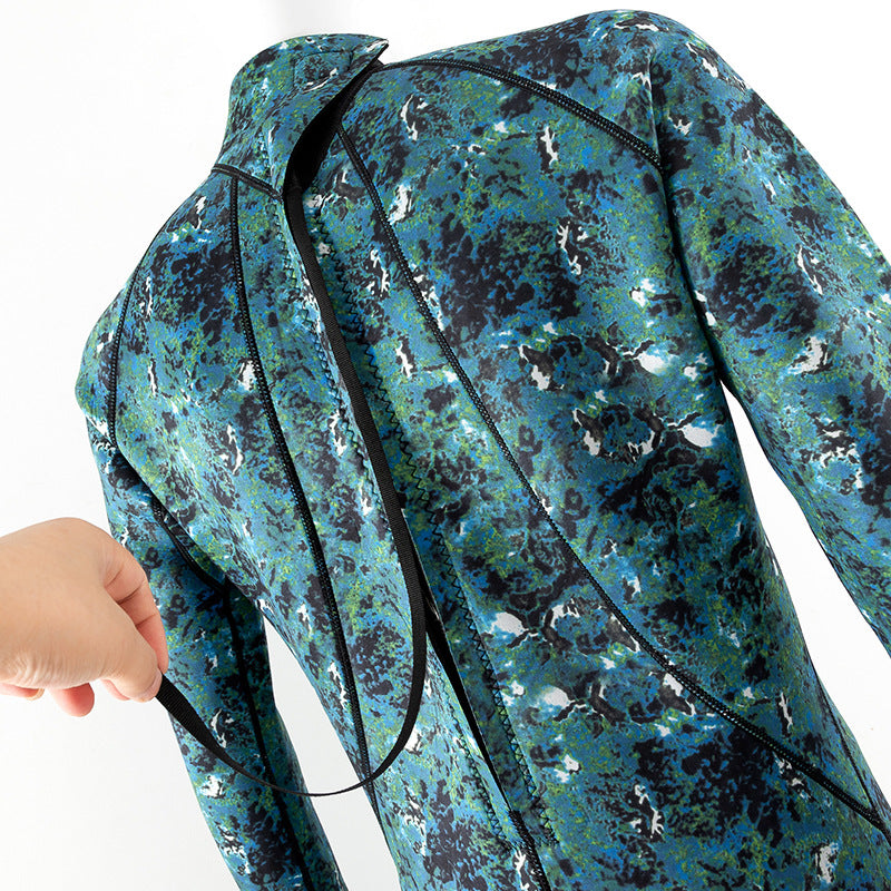 3mm Mens One Piece Wetsuit Sun Protective Jellyfish Suit