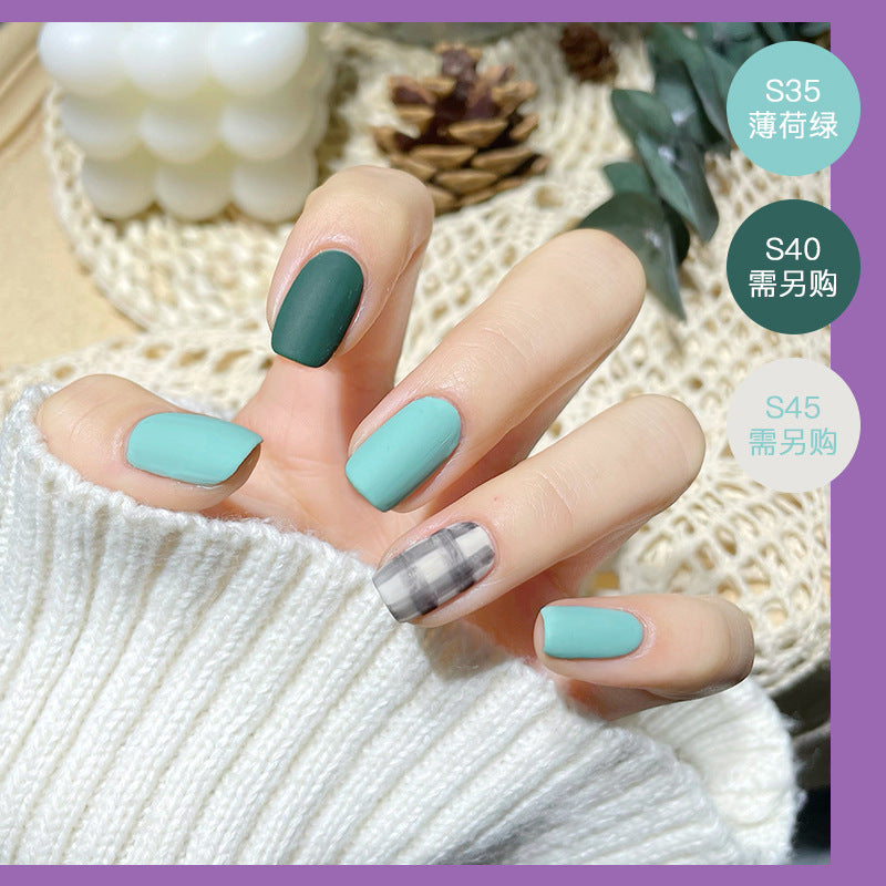 Water-based Matte Nail Polish Autumn And Winter Color Matte Matte Texture