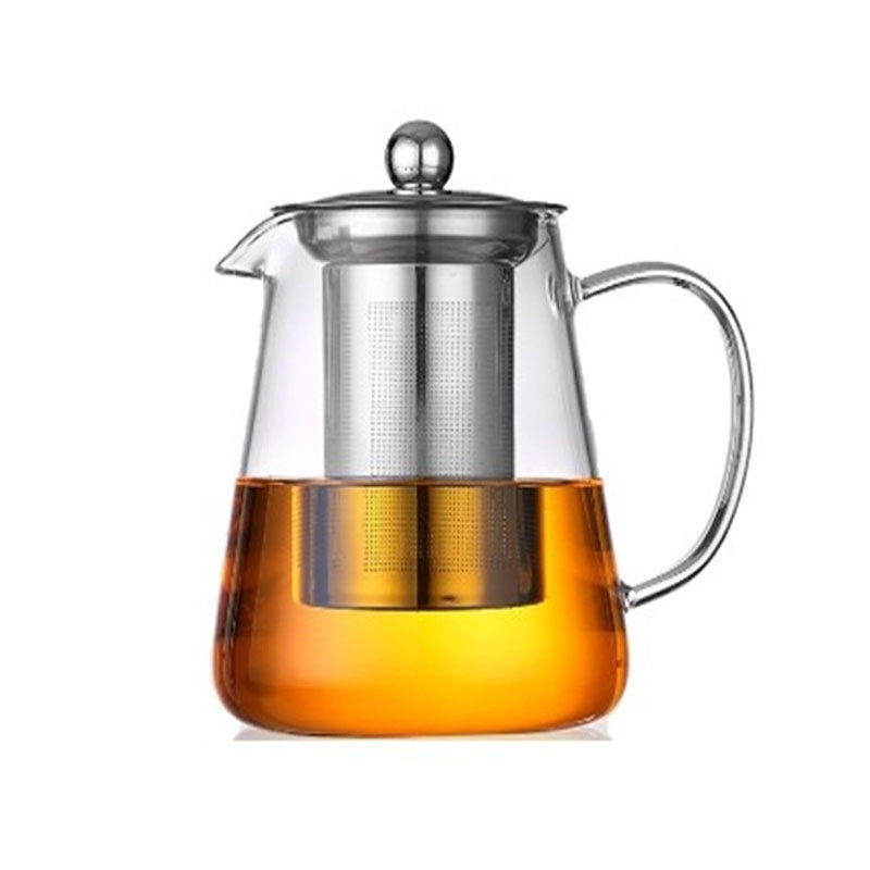 Full Set Of Glass Teapot With Strainer High-temperature Glass Teapot