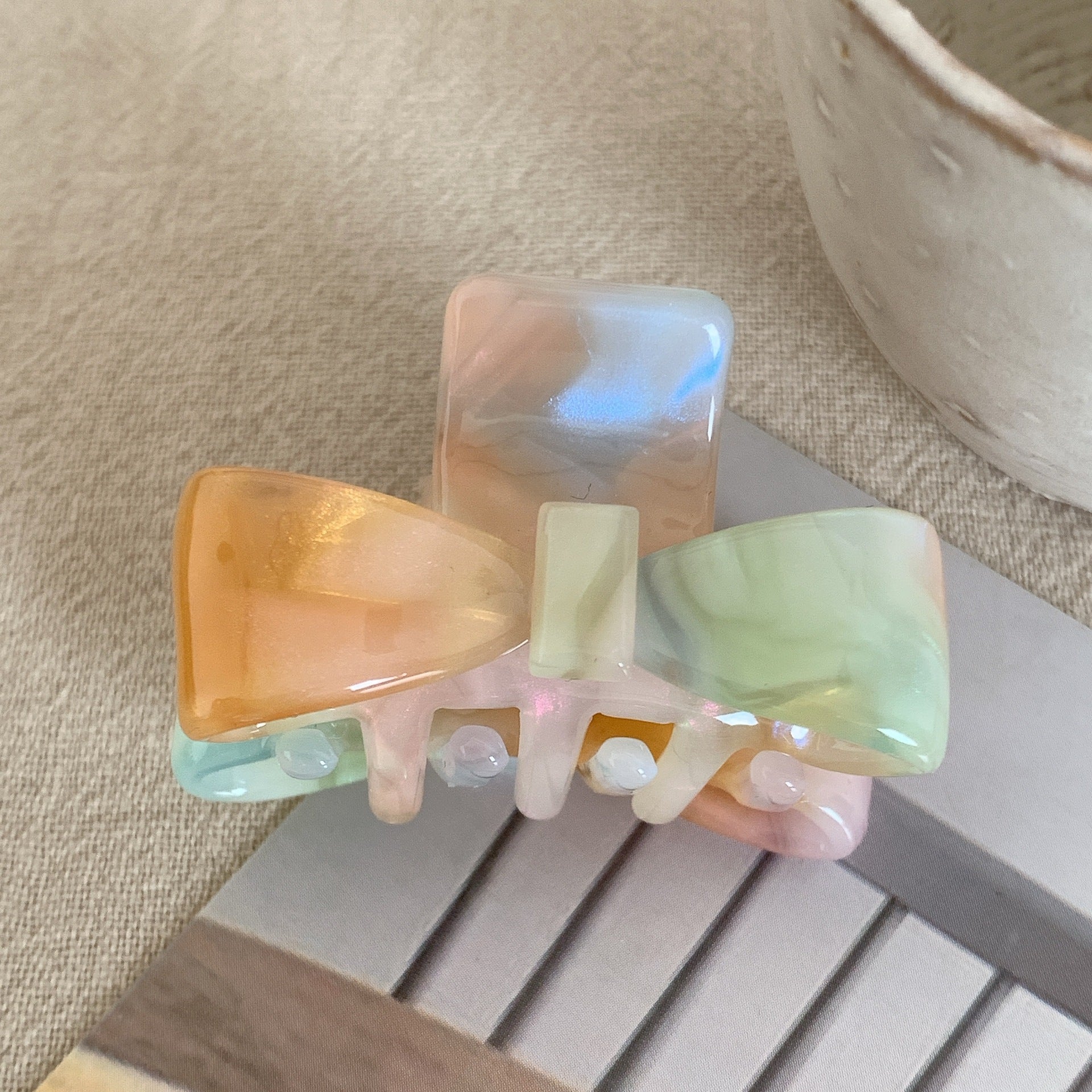 Bow Small Grabbing Simple Small Hair Clip Bangs Shark