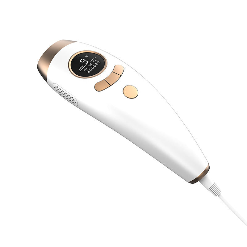 Épilateur à lumière pulsée à domicile avec point de congélation