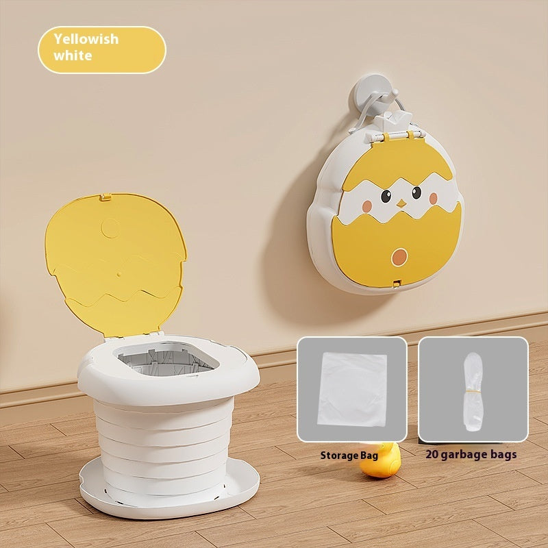 Children's Folding Toilet Camping Travel Portable Outing Toilet