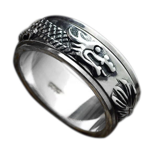 Men's Individual Thai Silver Vintage Fashion Ring