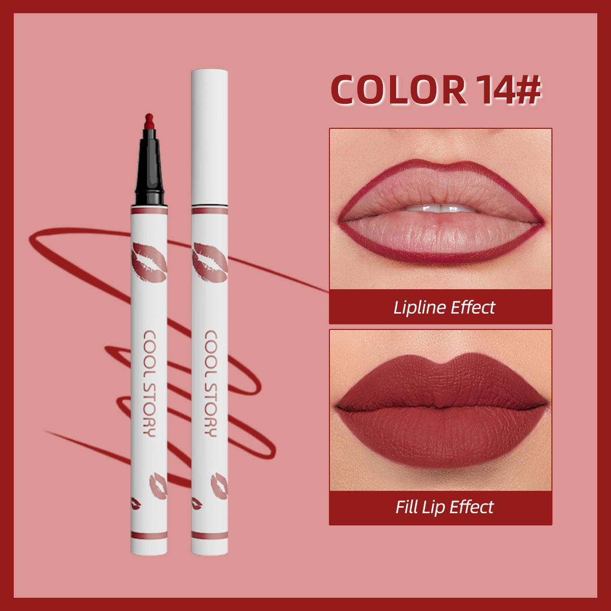 No Stain On Cup Lip Liner Matte Liquid