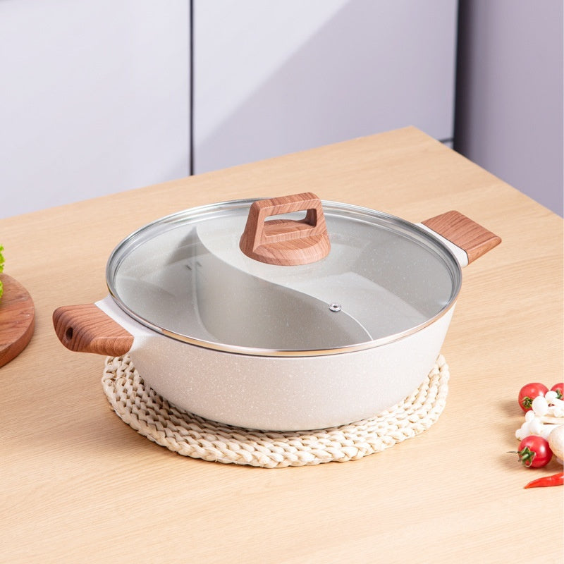 Household Non-stick Binaural Stew Pot