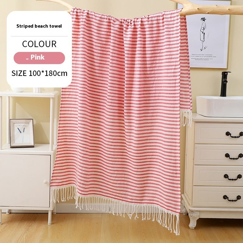 Blype Tassel Plus-sized Thick Absorbent Bath Towel