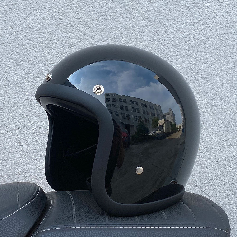 Helmet Men's And Women's Retro FRP Motorcycle