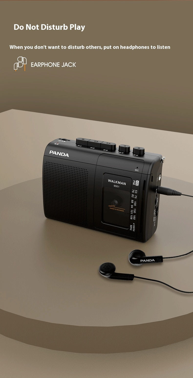 6501 Tape Walkman Recording And Playing FM Radio