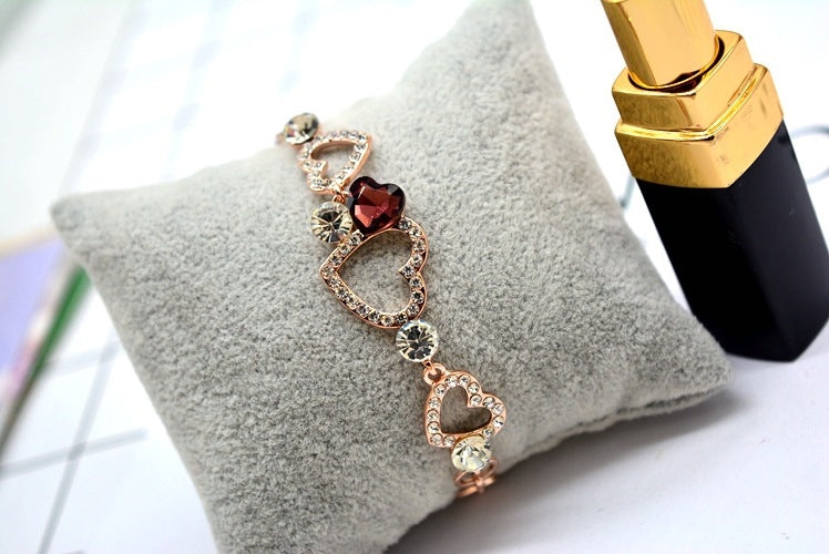 Fashion Personality Crystal Love Korean Bracelet