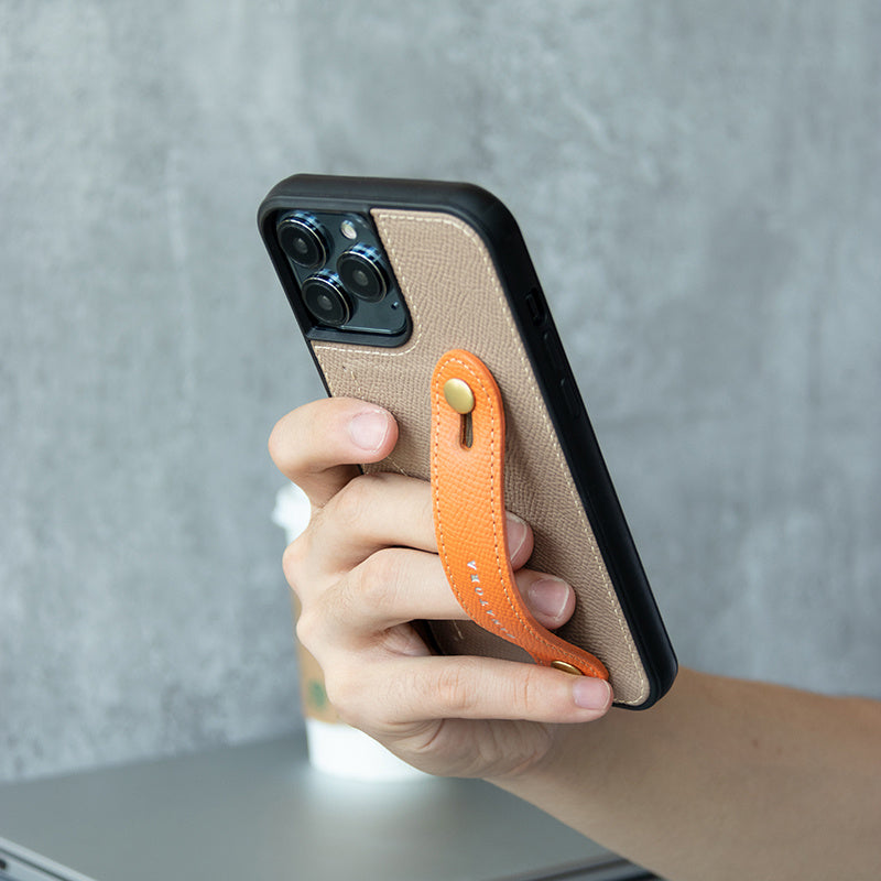 First Layer Cowhide Suitable For IPhone16 Phone Case With Bracket