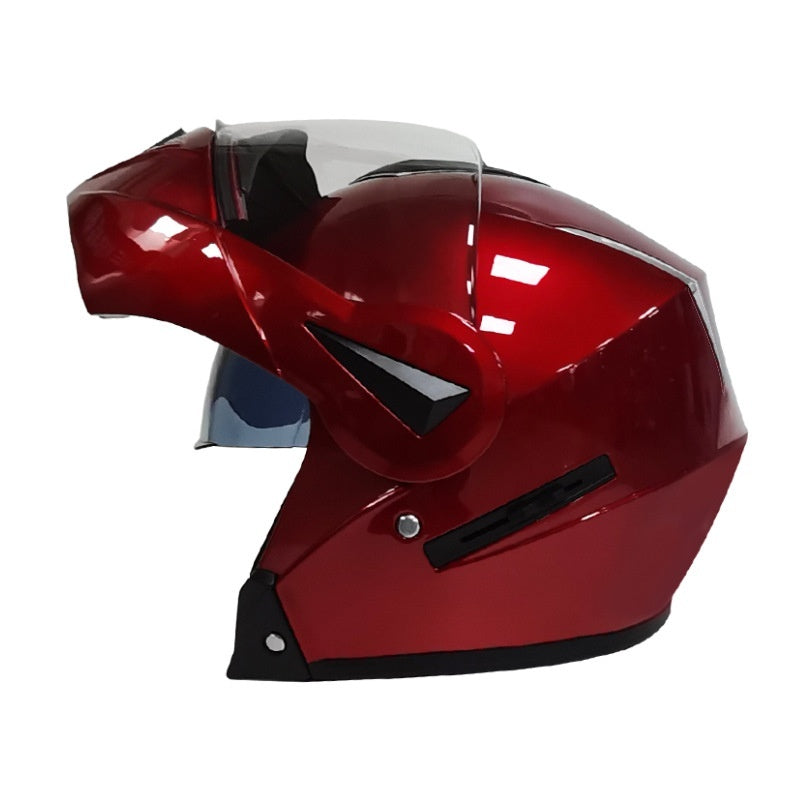 Casque de moto de sécurité hivernal pour hommes et femmes