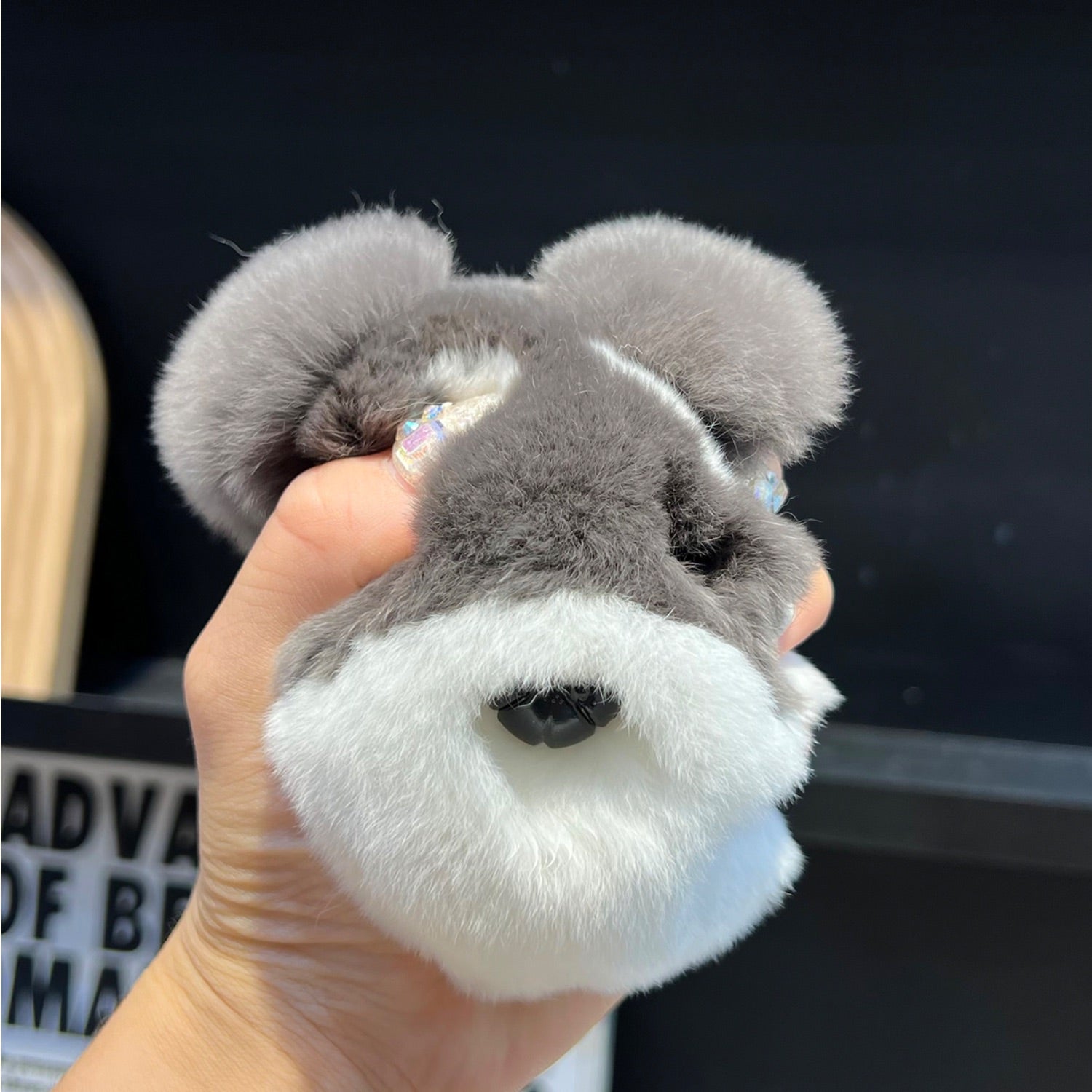 Automobile Key Chain Pendant Plush Doll