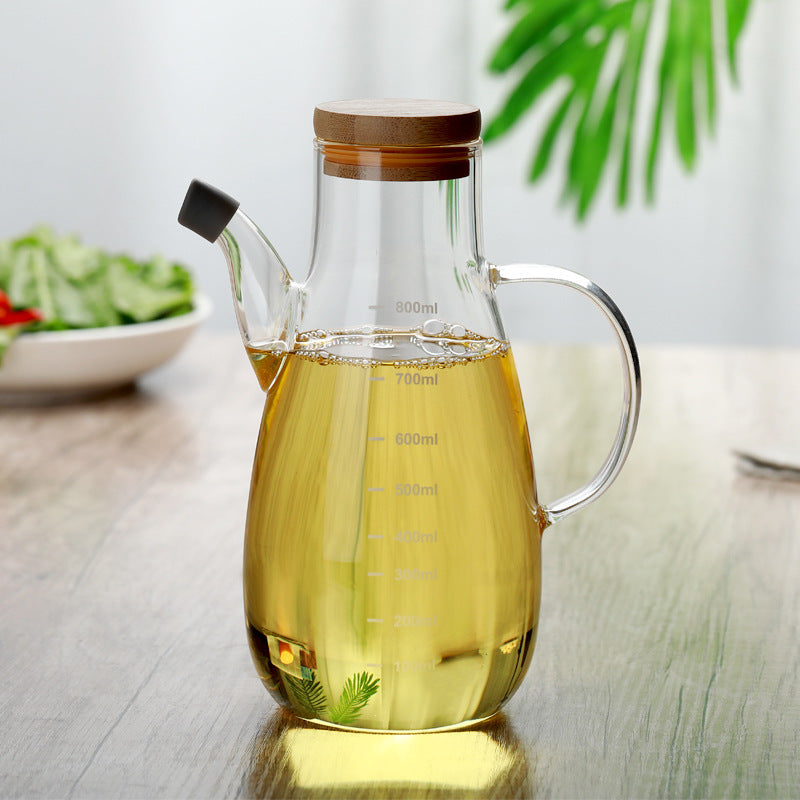 Household Fashion Seasoning Bottle Glass Oil Pot