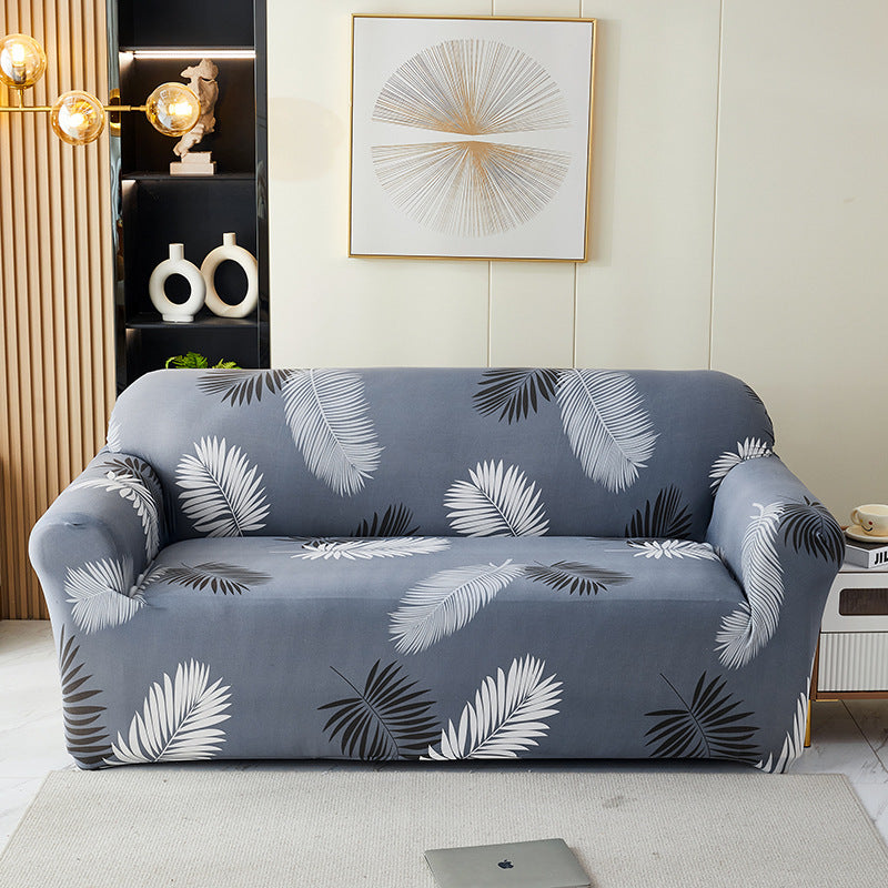 Elastic All-inclusive Milk Silk Printed Sofa Cover Universal