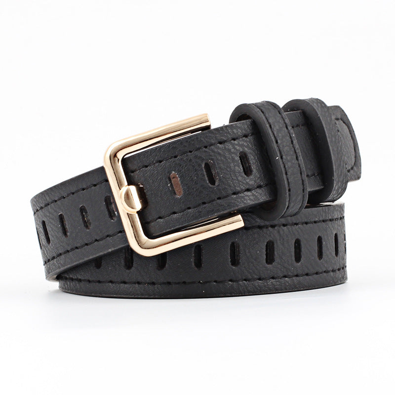 Fashion Ladies Without Needle Hollow Belt