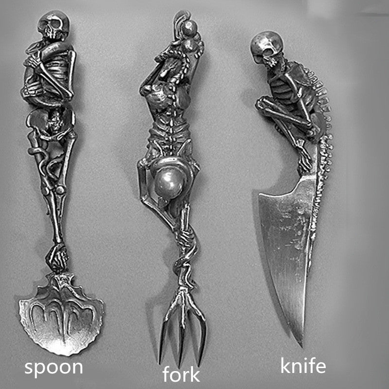 Innovative Fashion Funny Halloween Knife Fork And Spoon Set