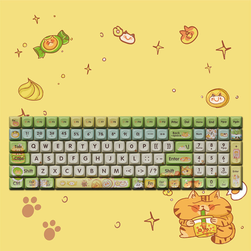 Mechanical Keyboard Original Theme Thermal Sublimation Process Keycaps