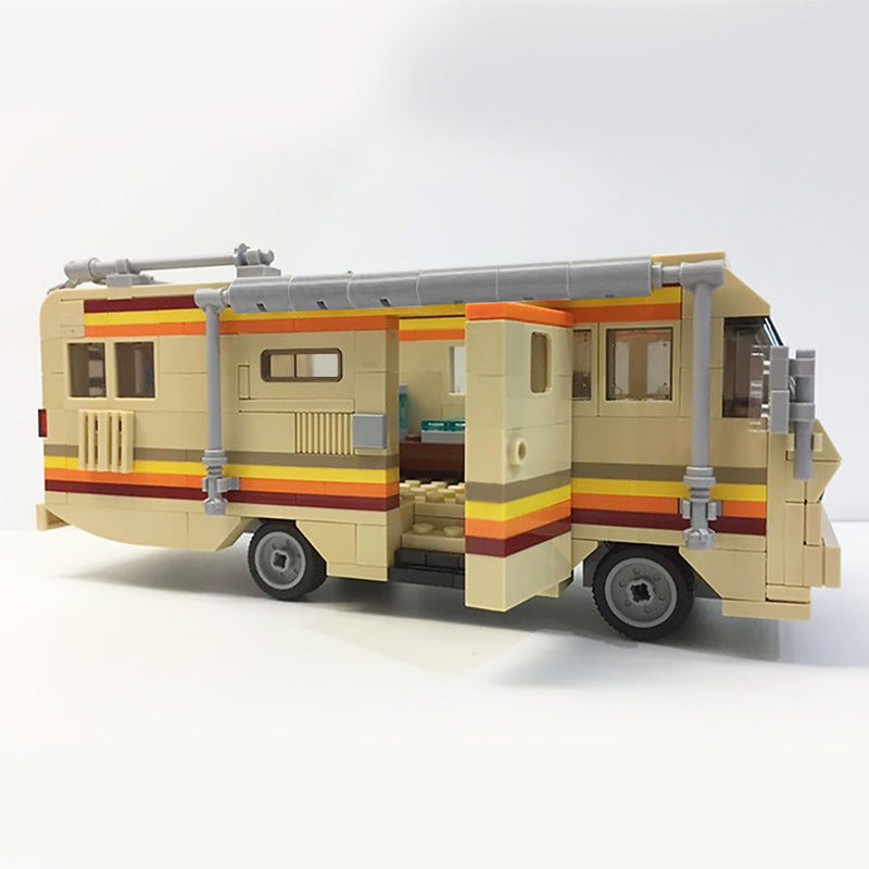 Compatible Assembled Building Block Toy Wagon MOC-17836