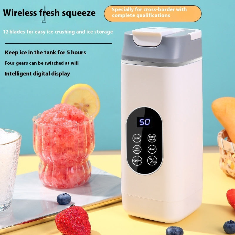 Presse-agrumes portable rechargeable USB, mixeur domestique pour glace pilée