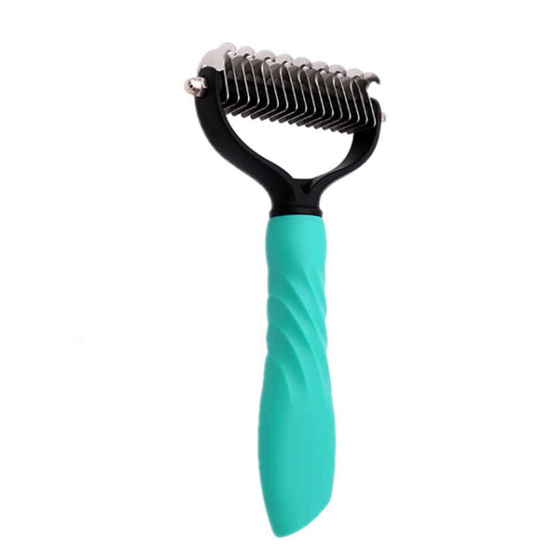 New Arrival Pet Hair Removal Comb Cat Dog Brush Pet Hair Grooming Tool Hair Shedding Combs Pet Fur Trimming Dematting Brushs