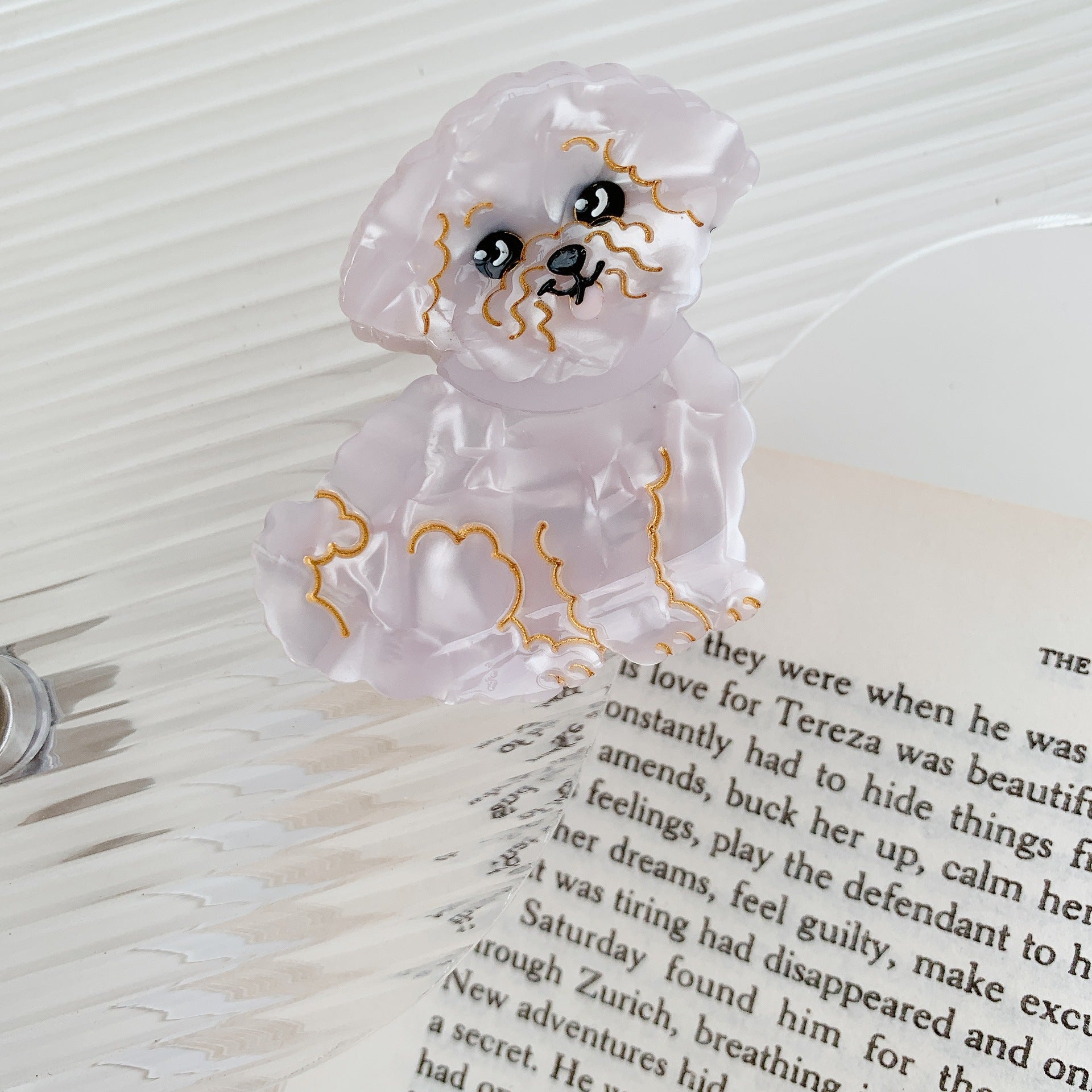 Women's Acetate Hairpin French Shark Clip