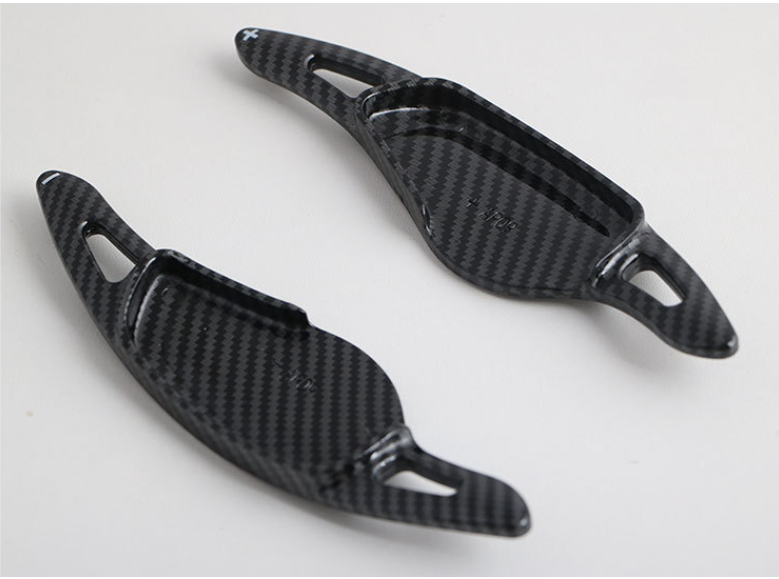 Carbon Fiber Steering Wheel Paddle Interior Modification