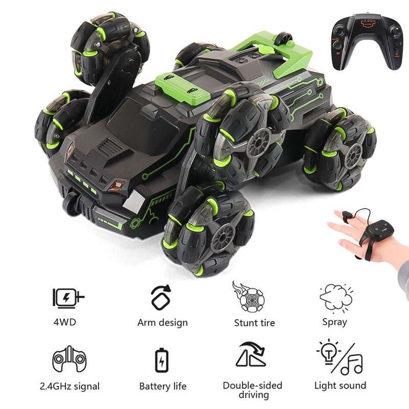 Drift Spray Gesture Induction Deformation Remote Control Car Toy