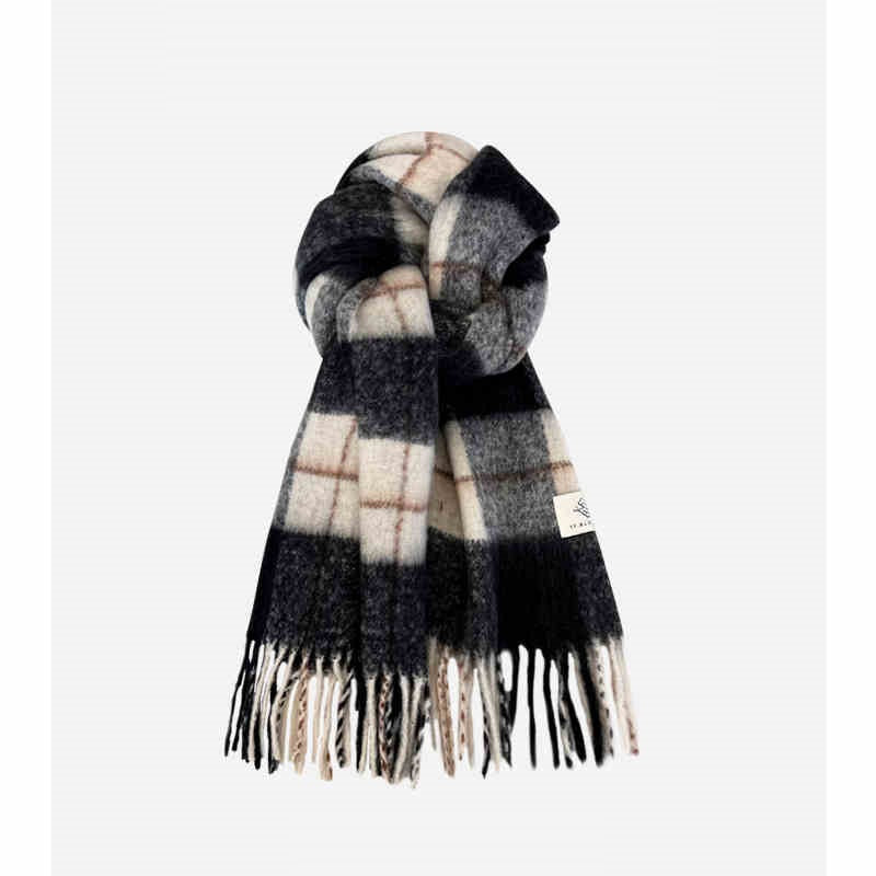 Autumn And Winter Warm Temperament Wild Atmosphere Couple Scarf