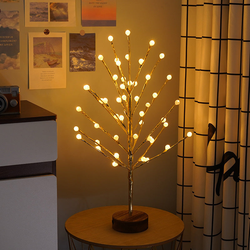 Crack Bead Tree Lights LED Christmas Party Layout Landscape Luminous Decoration