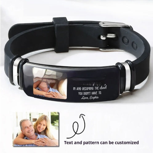 Silicone Titanium Steel Bracelet