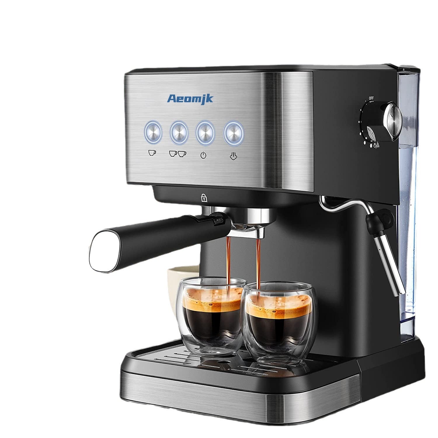 Italian Semi-automatic Concentrated High Pressure Extraction Frothed Milk Coffee Machine