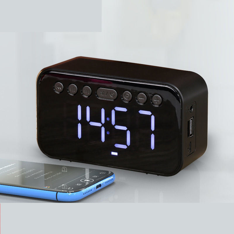 Internet Celebrity Douyin Dual-time Alarm Clock Mini Bluetooth Speaker