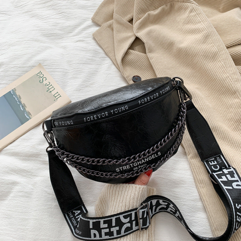 High Sense Small Bag New Fashion Style Chain Chest Bag