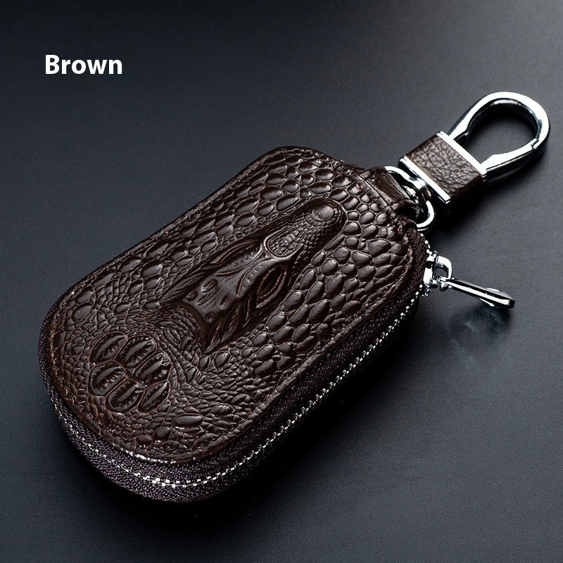 Cowhide Car Key Case Men And Women Genuine Leather Car Key Cover