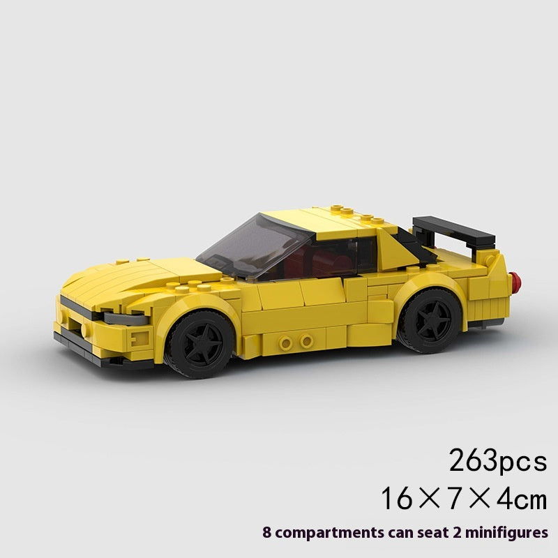 Skyline Sports Car Racing R32 Moc Small Particles Educational Education