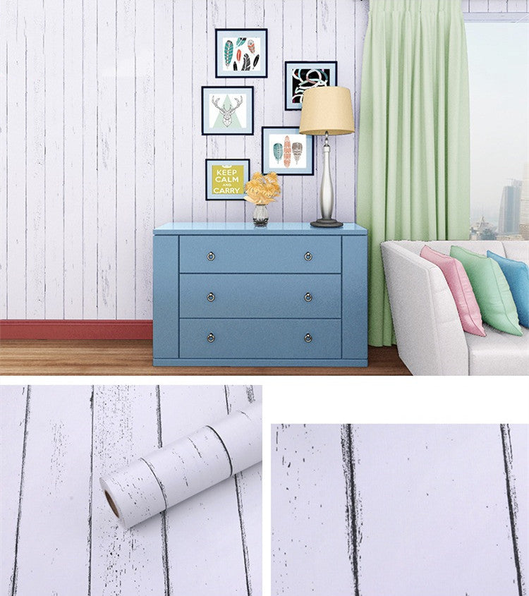 Antique Striped European Wallpaper Waterproof Make Over