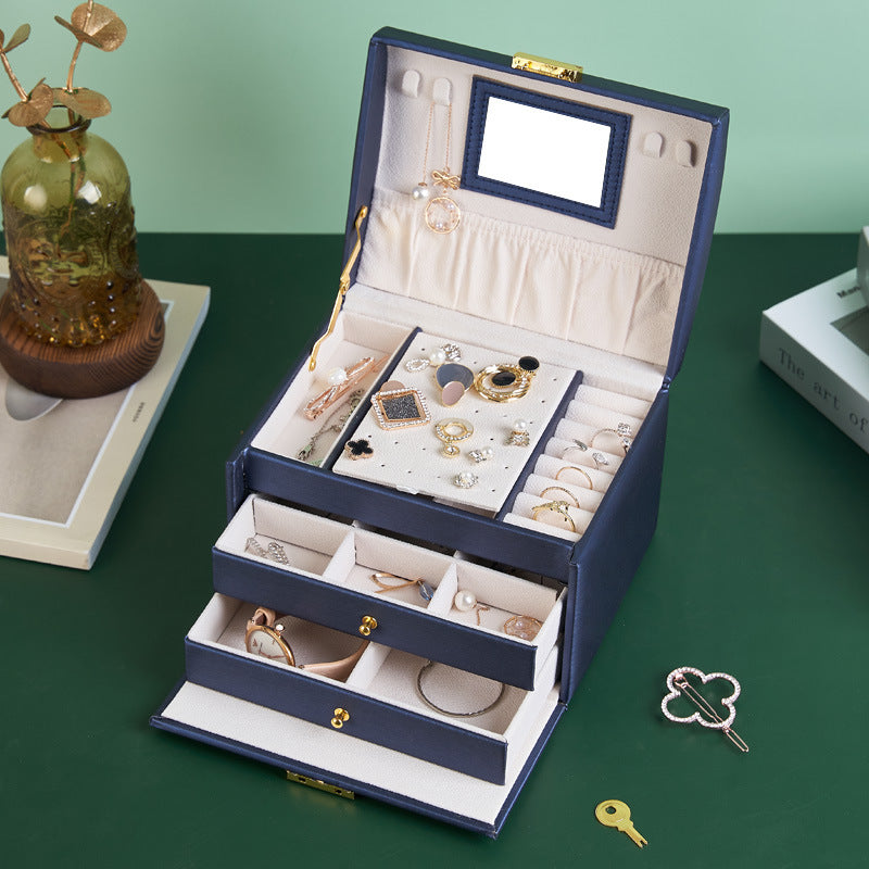 Multi-layer Drawer Jewelry Box Large Capacity Storage