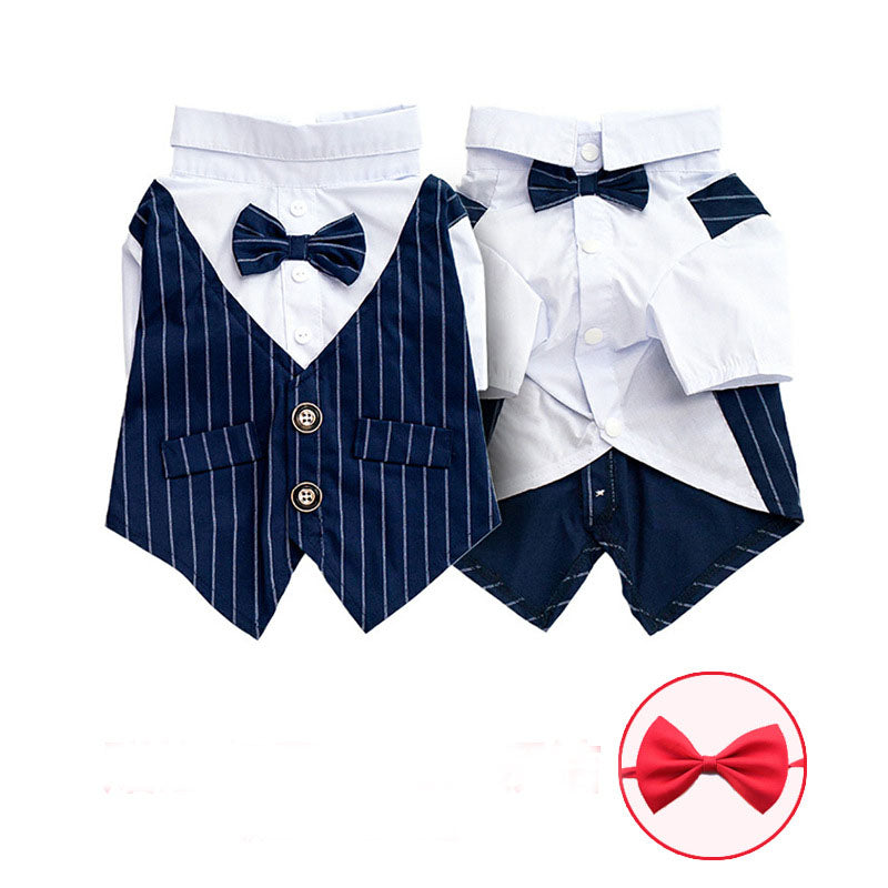 Fashion Simple Pet Dog Suit Shirt
